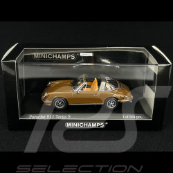 Porsche 911 Targa 1972 Brun Sepia 1/43 Minichamps 410060160