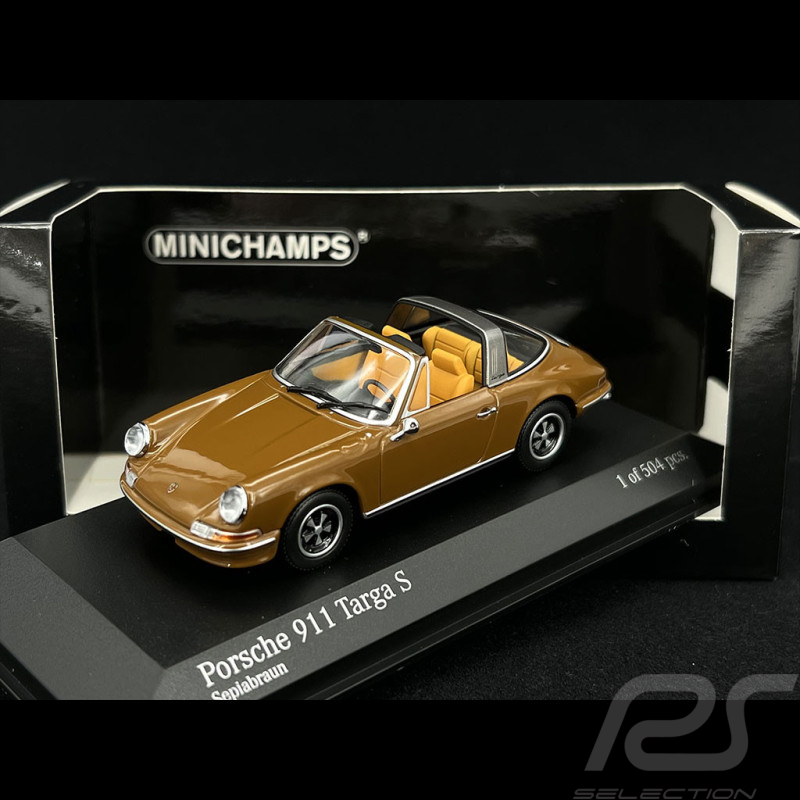 Porsche 911 Targa 1972 Sepiabraun 1/43 Minichamps 410060160