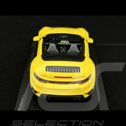 Porsche 911 Turbo S Cabriolet Type 992 2019 Jaune Racing 1/43 Minichamps 410069484