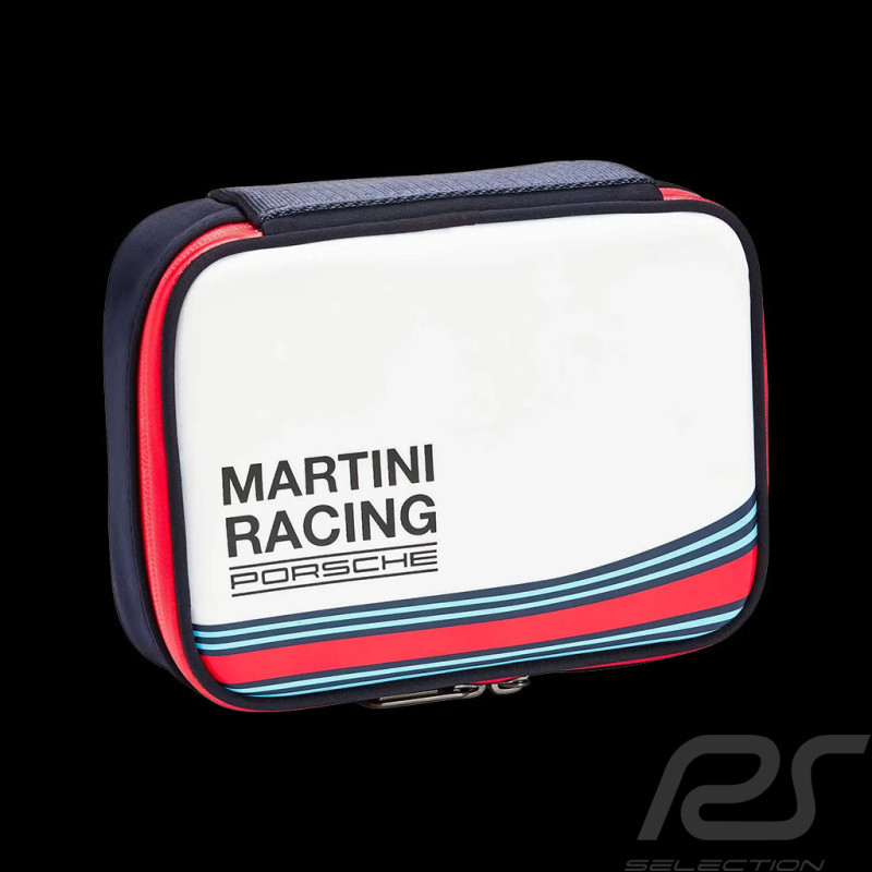 Trousse Porsche multifonction Martini Racing Collection Compacte Blanc / Rouge / Bleu WAP0359250P0MR