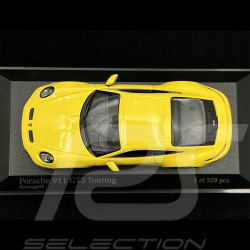 Porsche 911 GT3 Touring Type 992 2021 Racing Yellow 1/43 Minichamps 410069601