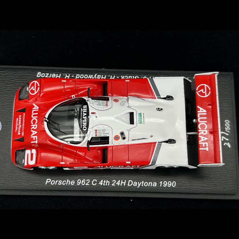 Diecast model cars Porsche 962 1990 1/43 Spark C RHD No.27 Primagaz 24h Le Mans