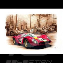 Ferrari 412 P #25 NART Le Mans 1967 - 1:12 - CMR Classic Model