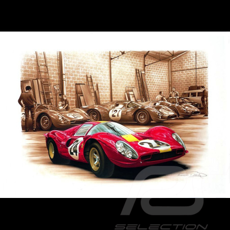 Tarjeta postal Ferrari 330...