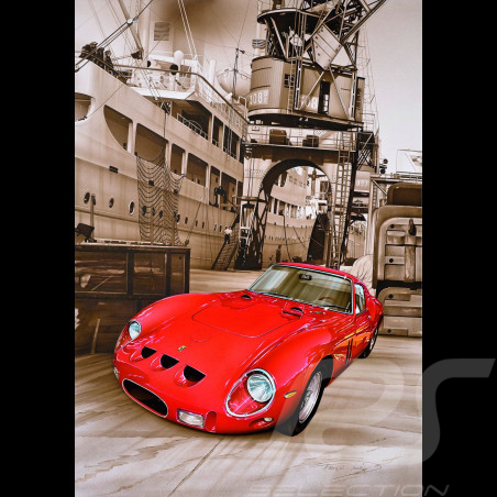 Tarjeta postal Ferrari 250...