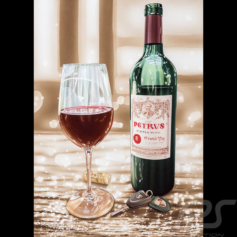 Porsche Poster Millesime Petrus François Bruère - VA167