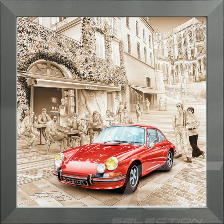 Póster Porsche 911 S 1968...