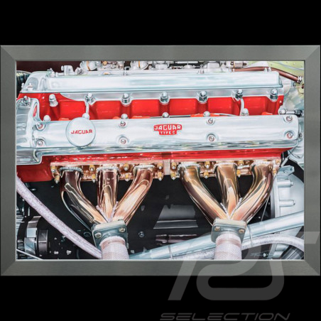 Póster Motor Jaguar Type C,...