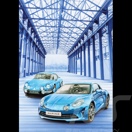 Póster Alpine A110 Garaje...
