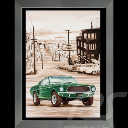 Póster Ford Mustang Bullit...