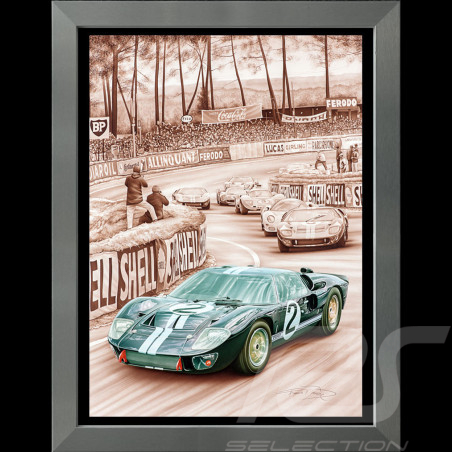 Póster Ford GT40 MK II n° 2...