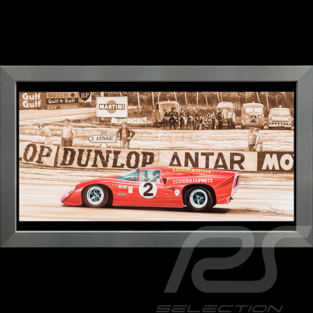 Póster Lola T70 n° 2 24h Le...