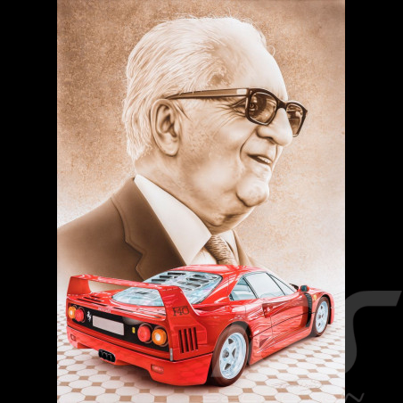 Lienzo Ferrari F40 Enzo...