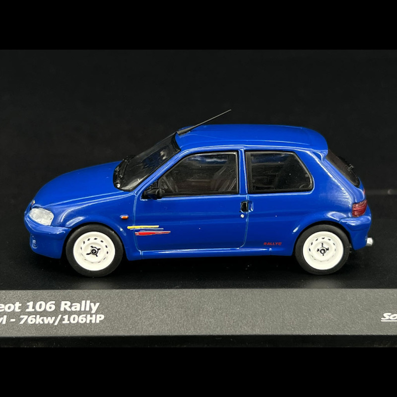 Peugeot 106 Rallye Mk II 1995 Santorin Blue 1/43 Solido S4312102