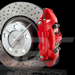 Porsche Wall clock 911 brake disc Red brake calliper WAP0505000PBRS
