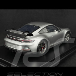 Porsche 911 GT3 Type 992 2021 Gris Argent métallisé 1/12 Spark WAP0231510M002