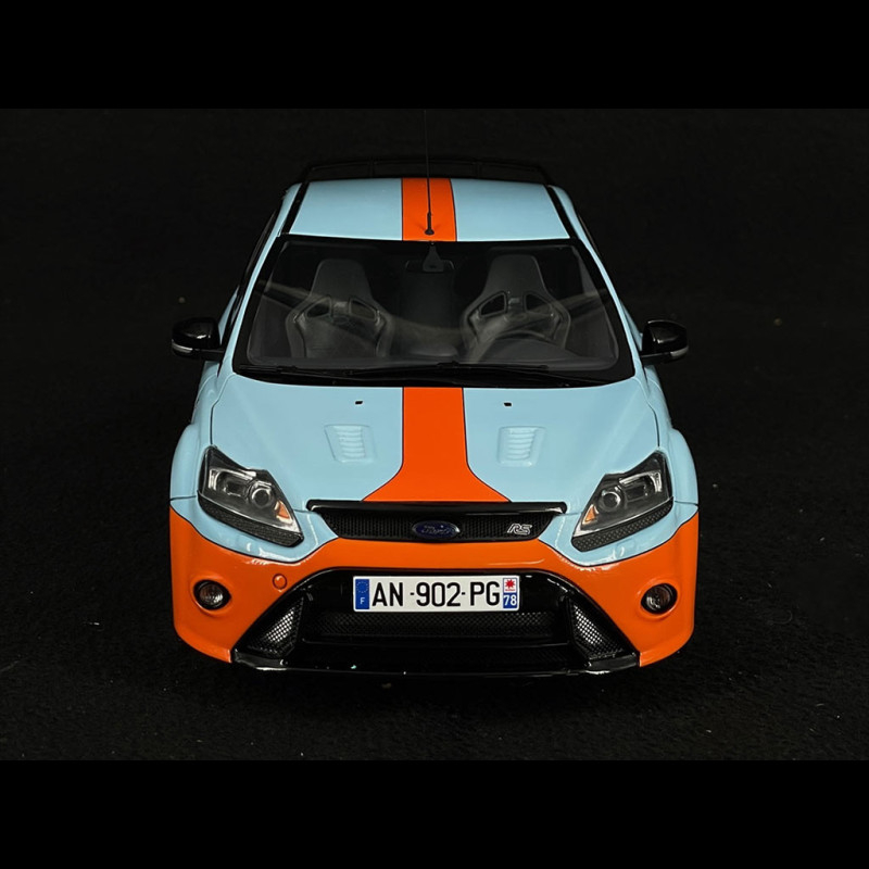 Minichamps 1/18 - Ford Focus RS 2010 - Livrée Gulf Le Mans Bleue - Édition Limitée, état Neuf