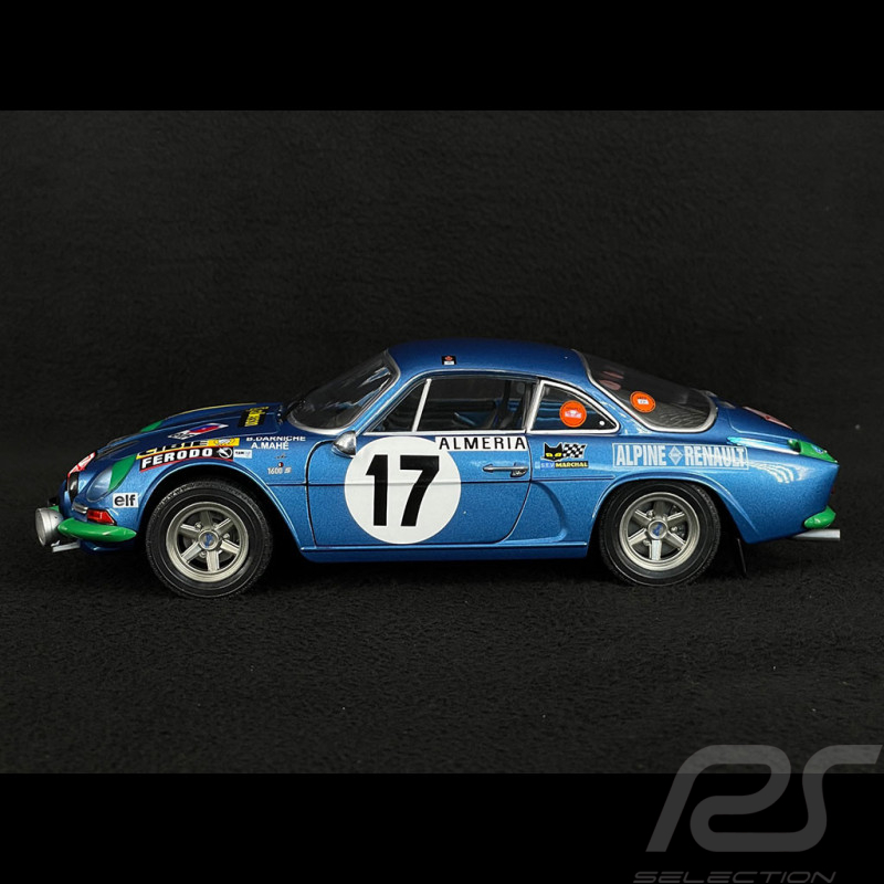 Alpine A110 1600S n° 17 Rallye Monte Carlo 1972 Bernard Darniche 1/18 Solido s1804206
