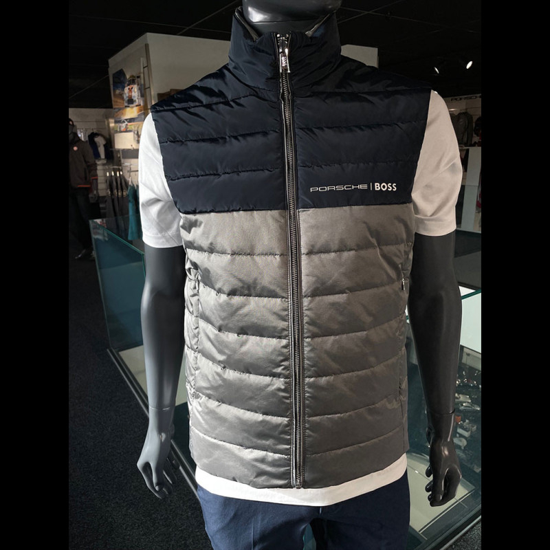 Duo Veste Porsche x BOSS sans manches r?�versible + T-shirt Porsche x BOSS Bleu Fonc?� 50490451 / 