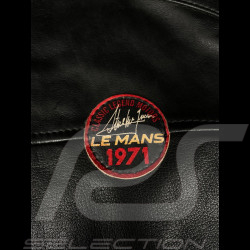 Duo Leather jacket Steve McQueen 24H Du Mans + 	McQueen T-shirt "The Man In Le Mans" Victory White