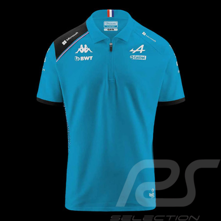 Alpine Polo F1 Team Ocon Gasly 2023 Kappa Blue / Black 361C2RW-A0C- Men
