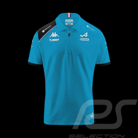 Polo Alpine F1 Team Ocon Gasly 2023 Kappa Bleu / Noir 361C2RW-A0C - Enfant