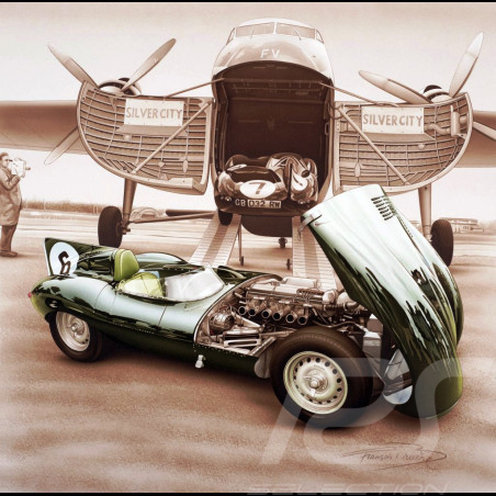 Póster Jaguar Type D n° 6...