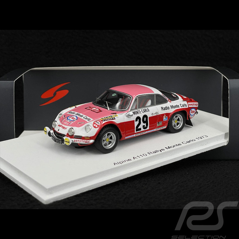 Alpine A110 1800 n° 29 Rallye Monte Carlo 1973 1/43 Spark S6113 Alpine A110 1800 n° 29 Rallye Monte Carlo 1973 1/43 Spark S6113