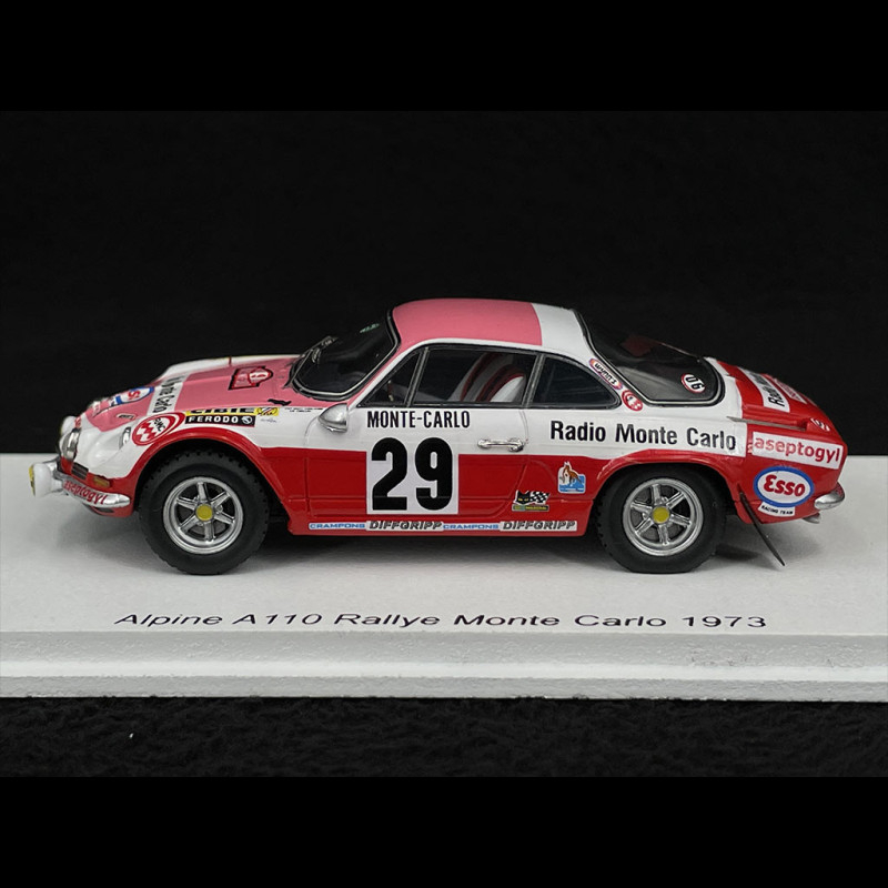 Kit Fiat Abarth 850 TCR N°302 – 1973 – Échelle 1/43 – Remember + Vitrine