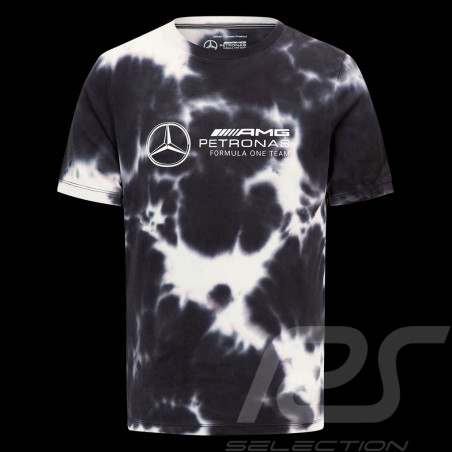 T-shirt Mercedes AMG F1 Team Hamilton Russell Tie Dye Grau 701222334_001 - Herren