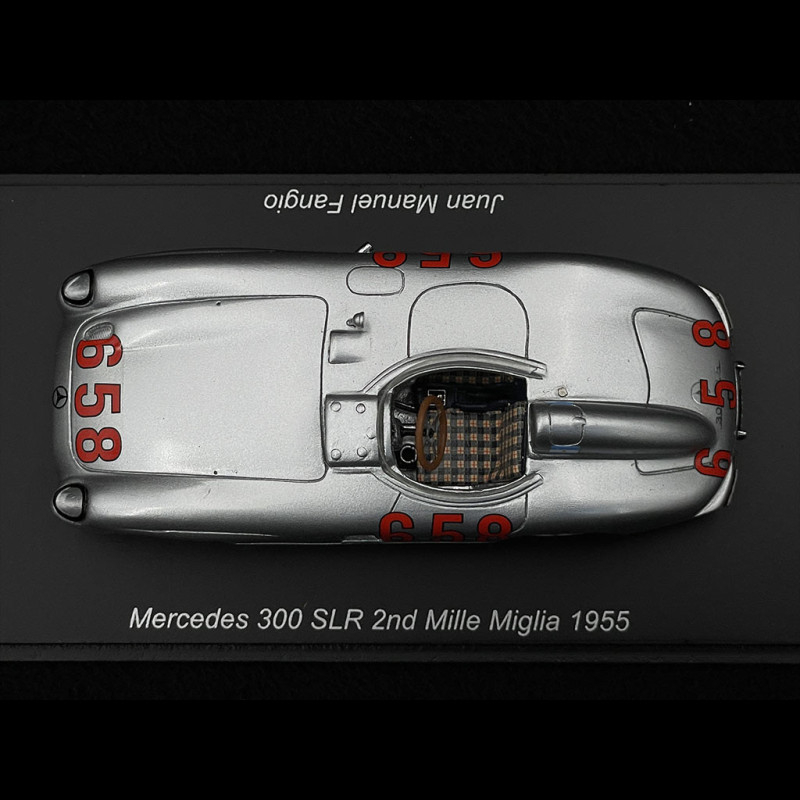 Spark 1:43 Mercedes-Benz 300 SLR #658 2ème Mille Miglia 1955 Jm Fangio S5857