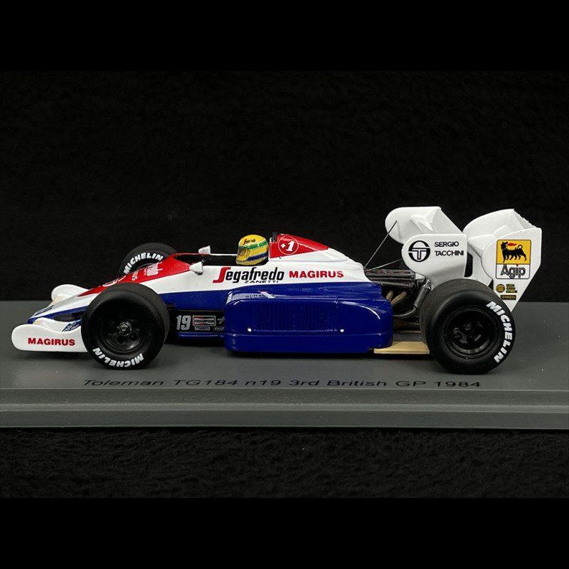 Spark 1:43 Stefan Johansson Toleman TG184 #19 4ème Italie