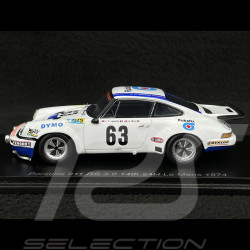 Porsche 911 RS 3.0 n° 63 24h Le Mans 1974 1/43 Spark S9794