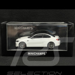 BMW M2 CS 2020 Type F87 Blanc / Jantes Or 1/43 Minichamps 410021020