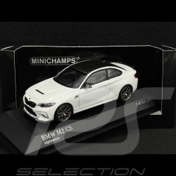 BMW M2 CS 2020 Typ F87 Weiß / Goldfelgen 1/43 Minichamps 410021020