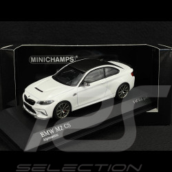 BMW M2 CS 2020 Type F87 Blanc / Jantes Or 1/43 Minichamps 410021020