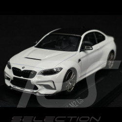 BMW M2 CS 2020 Type F87 Blanc / Jantes Or 1/43 Minichamps 410021020