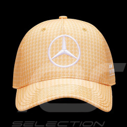 Casquette Mercedes AMG F1 Lewis Hamilton Orange Pêche 701223402-008 - Mixte
