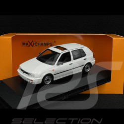 VW Golf III 1997 5 portes Blanc 1/43 Minichamps 940055500