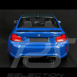 BMW M2 CS 2020 Type F87 Bleu métallisé / Jantes Or 1/18 Minichamps 155021027