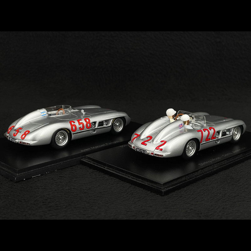 Mercedes 300 SLR N°722 – Mille Miglia 1955 – Spark 1/43 – Prévente – Résine