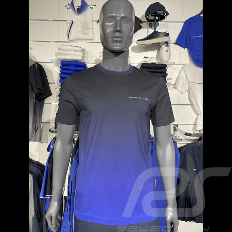 Porsche x BOSS T-shirt Stretch Cotton Dégradé Print Blue BOSS 50486234_433 - Men