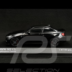 BMW M2 CS 2020 Type F87 Black / Black rims 1/43 Minichamps 410021022