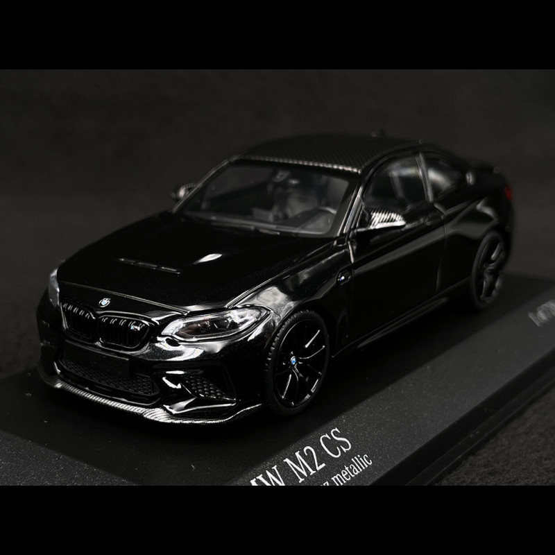 Minichamps 1/43 BMW M2 CS F87 (2020) – Noir Saphir – Édition Limitée Gold Wheels