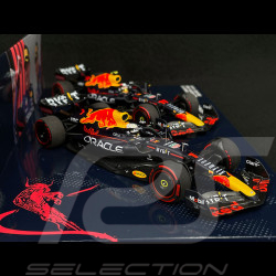 Boxset Max Verstappen / Sergio Perez Red Bull Racing RB18 1–2 finish Emilia Romagna GP 2022 F1 1/43 Minichamps 472224111