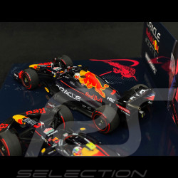 Coffret Max Verstappen / Sergio Perez Red Bull Racing RB18 Doublé vainqueur GP Emilie Romagne 2022 F1 1/43 Minichamps 472224111