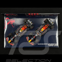 Coffret Max Verstappen / Sergio Perez Red Bull Racing RB18 Doublé vainqueur GP Emilie Romagne 2022 F1 1/43 Minichamps 472224111