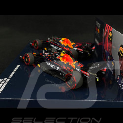 Coffret Max Verstappen / Sergio Perez Red Bull Racing RB18 Doublé vainqueur GP Emilie Romagne 2022 F1 1/43 Minichamps 472224111