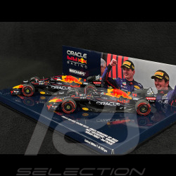 Coffret Max Verstappen / Sergio Perez Red Bull Racing RB18 Doublé vainqueur GP Emilie Romagne 2022 F1 1/43 Minichamps 472224111