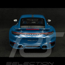 Porsche 911 Turbo S Coupe Sport Design Typ 992 2021 Anniversary Edition Osloblau 1/18 Minichamps 113069073